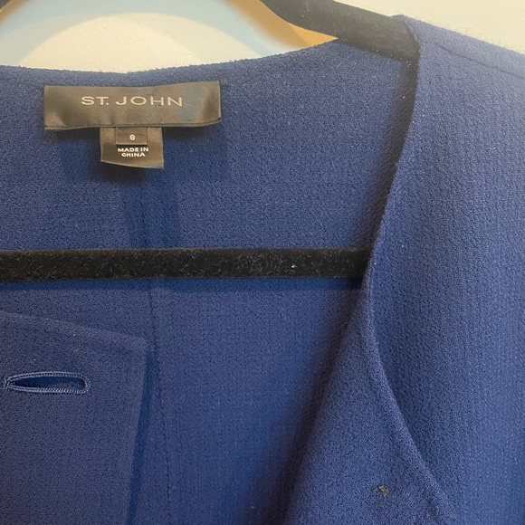 St. John One Button Overcoat - Picture 7 of 16